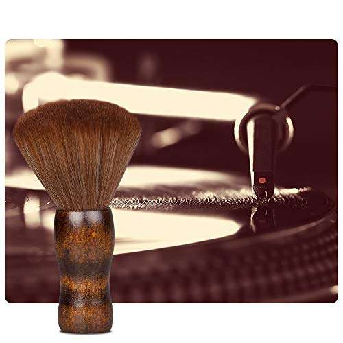 Carbon Vinyl Cleaning Brush, Soft Anti-Static Brush for Disc Cd LP Scratch Repair Dust Remover, Vinyl Record Cleaner Kits, Turntable Accessories 5