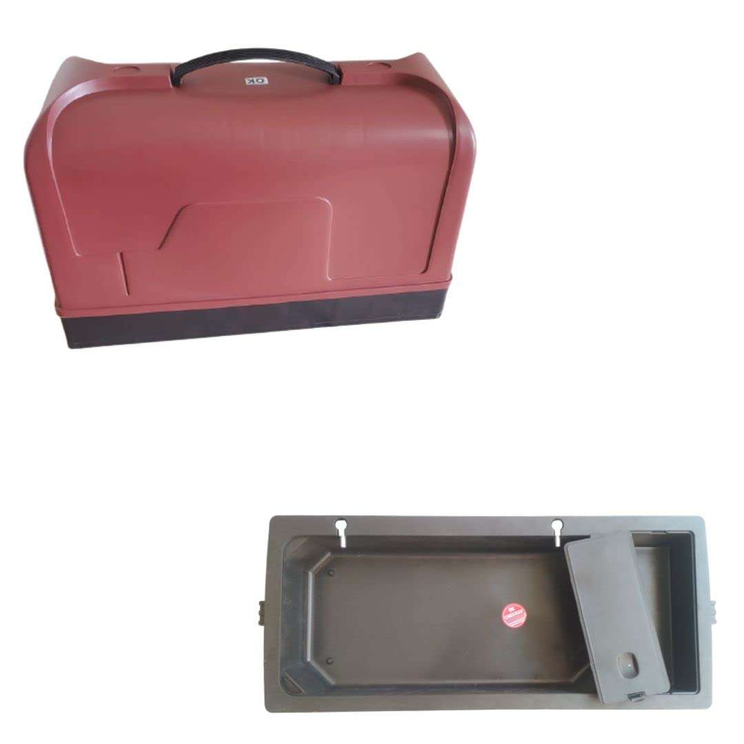 Domestic Sewing Machine Cover Set in RED Color 5