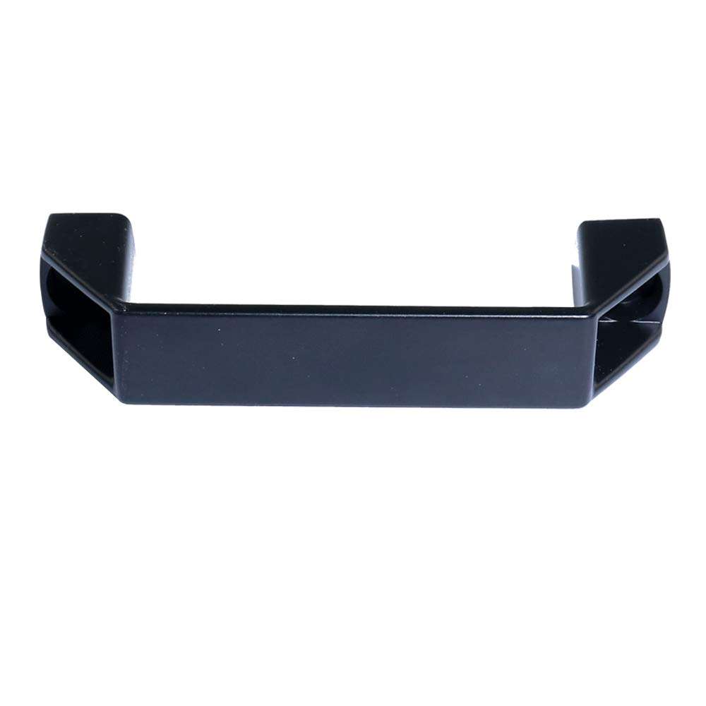 KOOTANS 6 Sets 90mm Black Aluminum Alloy Flat Black Handles Pulls with Screws and Nuts and Washers for Aluminum Extrusion Profile 2020 Series with Slot 6mm 4