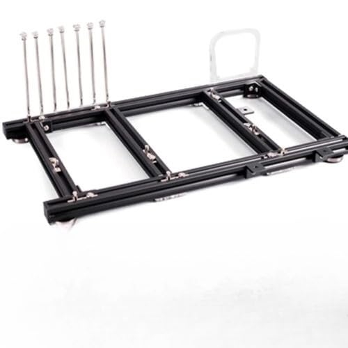 Motherboard Case Rack, Motherboard Chassis Set, ATX MATX PC Test Bench Open Air Frame Water Cooling Fan Chassic Aluminum Frame