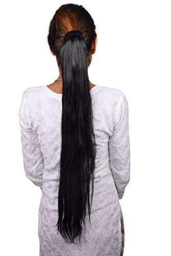 Homeoculture Ponytail Clip, 23 Inches, Black