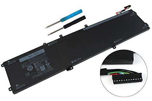 ANGWEL 4GVGH Laptop Battery for Dell Precision 5510, Dell XPS 15 9550 Series, Fit for 4GVGH 1P6KD [11.1V 84Wh] 4