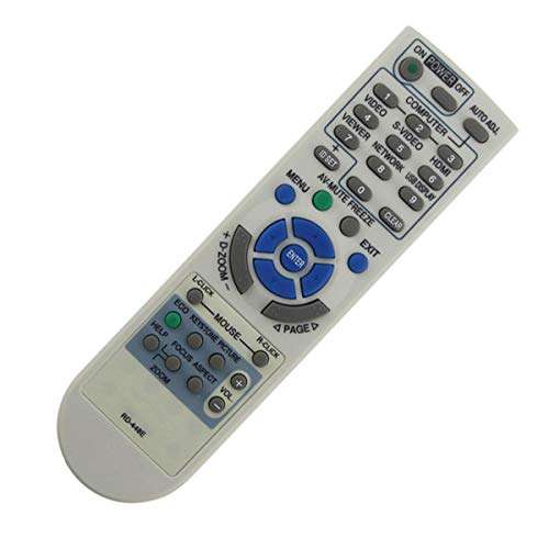 PROROK Remote Control RD-448E Compatible for NEC Projector M260W+, M300X+, ME300X+, M300XC, M300XS+, M300WS, M300WS, M300W+, M350X+, M350XC, M350XS+, M420X+ 3