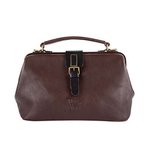 Rohit Bal Foldover Leather Handbag for Women