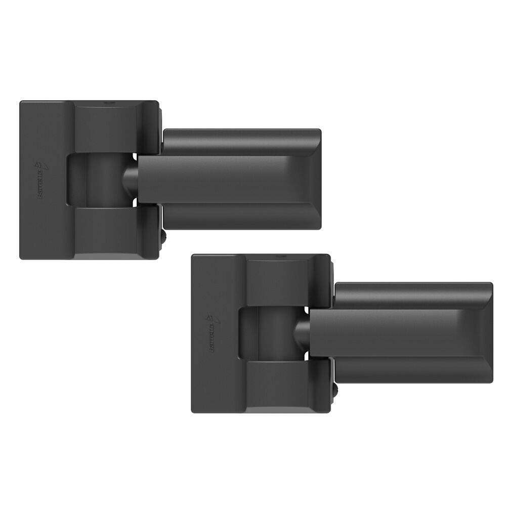 Barrette Outdoor Living 73014253 Heavy-Duty Modern Wrap Hinge Pair, Black 1