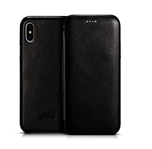 HITFIT Premium Series Quality Flip Cover for iPhone XR - Black 1