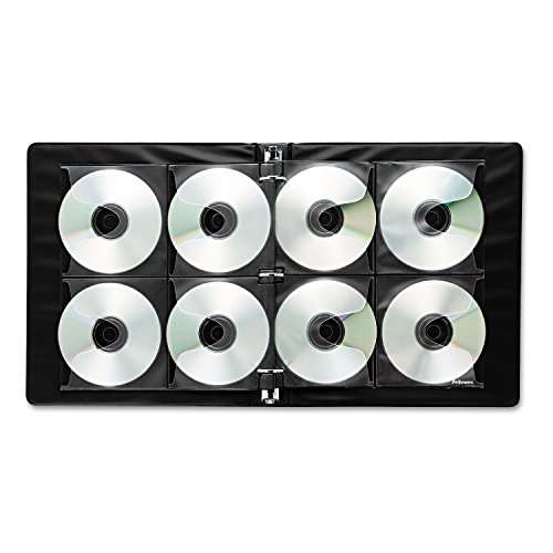 Fellowes� Two-Sided CD/DVD Refill Sheets for Three-Ring Binders, Clear, 25 pe... 2