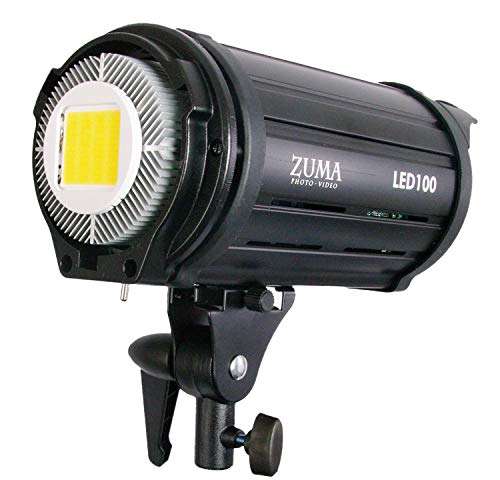 LED 100W Photo Studio Video Light CRI 95 10000 Lumens w/Dimmer, Umbrella Holder 2
