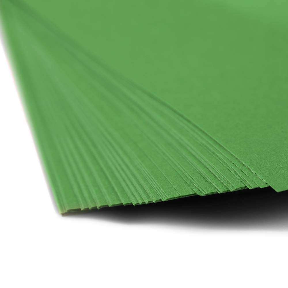 JAM PAPER Colored 24lb Paper - 90 gsm - 8.5 x 11 - Green Recycled - 50 Sheets/Pack 3