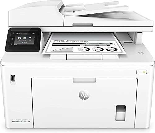 HP Laserjet Pro M227fdw All-in-One Wireless Monochrome Laser Printer, Print&Copy&Scan&Fax, 30ppm, Auto Duplex Printing, 2.7" Color TS, 35-Sheet ADF, Wi-Fi, Ethernet, Lanbertent USB Hub 1