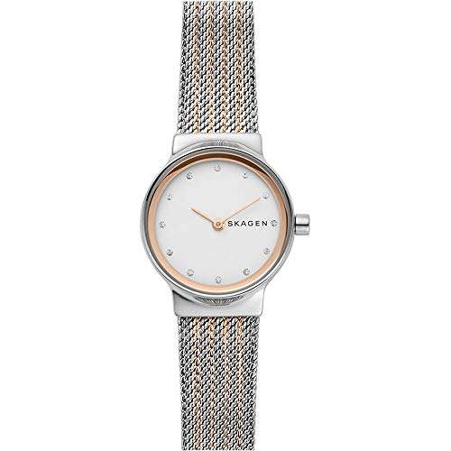 Skagen Stainless Steel Analog Silver Dial Women Watch-Skw2699, Silver Band 1