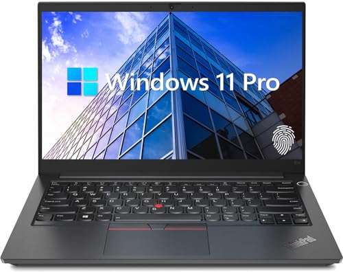 Lenovo ThinkPad E14 Gen 5 Business Laptop, 14" FHD+ Display, AMD Ryzen 7 7730U (Beat i7-1255U), 128GB RAM, 8TB SSD, FP Reader, Backlit Keyboard, HDMI, RJ45, Wi-Fi 6, Windows 11 Pro, Black 1