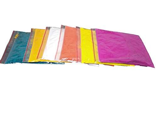 GD Rangoli Colors - Design Creativity Diwali Floor Design, Festival Colors(Set of 6 Colors 50 gm Each Packs and White Color 100 gm Pack) 2