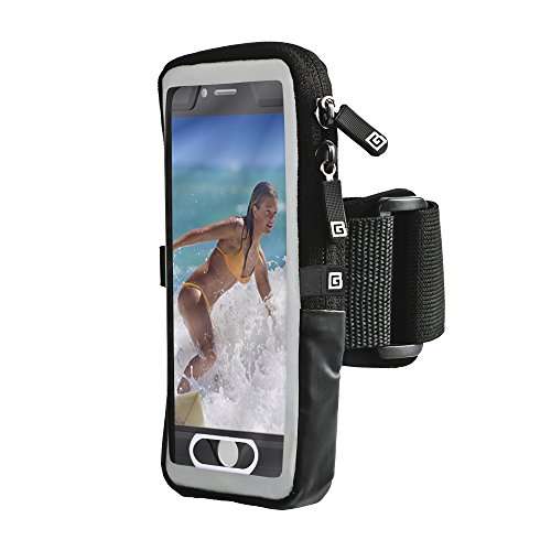 Title: Gear Beast TapTouch Rugged Case Compatible Sports Armband for Xs/X / 8/7/ 6s | Galaxy S10e / S9 / S8 w/Protective Cell Phone Case, Reflective Band, Waterproof Running Armband 1
