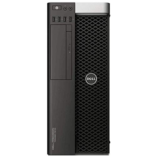 Dell Precision T7810 Mid-Tower Workstation - 2X Intel Xeon E5-2697 v3 2.6GHz 14 Core Processors, 64GB DDR4 Memory, 1TB HDD, Nvidia Quadro K5200, Windows 10 Pro. (Renewed)