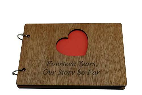 14 Years Our Story So Far - Scrapbook, Photo Album or Notebook Idea for 14th Anniversary 1