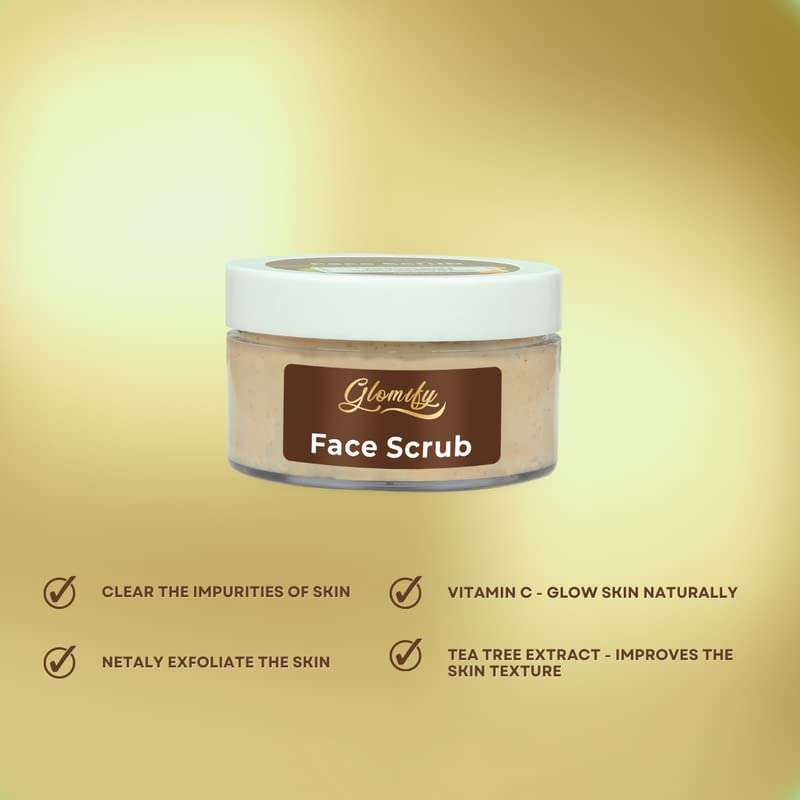 Face Serum &Scrub &Wash Pack of 3 3