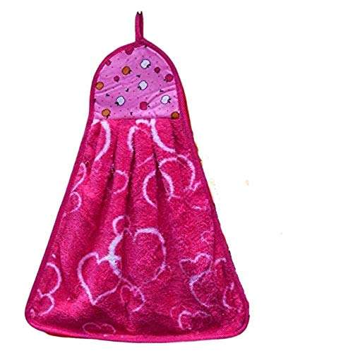 N G Products Soft Cotton Hanging Hand Towel Napkin for Wash and Kitchen Basin (Multicolor) - Pack of 6 2