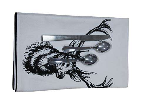 Kitchen Towels - Set of 3 Ultra Absorbent and Fast Drying Professional Grade Cotton Dishcloths for Everyday Cooking Baking - 45x70 Cms 3