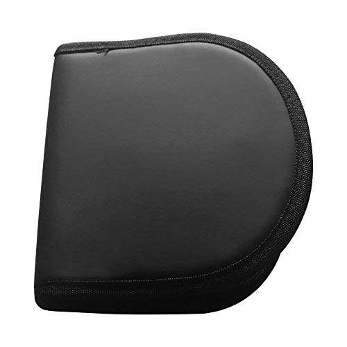 Nylon Zippered CD/DVD Wallet, Portable 12 CD/DVD Disc Storage Case Bag, CD/DVD Wallet for Car, Home, Office, and Travel - Holds 12 Discs. 1