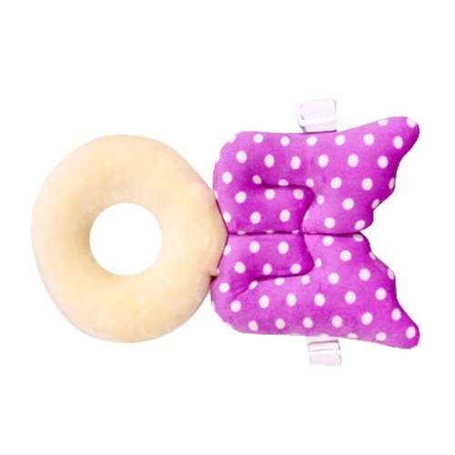 Futaba Drop Resistance Head Protection O-Shaped Baby Pillow - Purple 4