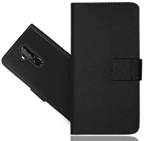 CaseExpert OUKITEL C12 Pro Case, Black Leather Kickstand Flip Wallet Bag Case Cover for OUKITEL C12 Pro 1