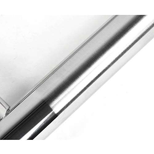 JF-Handrails Glass Door Handle, Brushed Stainless Steel Round Tube Sliding Door Handle, Wooden Door/barn Door Handle, 4 Sizes (Size : 12090cm) 5
