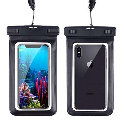 Reinforced Waterproof Case for Smart Phone/Phone Protector, Universal Cell Phone Dry Bag Pouch Outdoor Compatible with iPhone X/Xs/Xr/Xs Max, 8/7/6s Plus, Samsung S10/S9/S8 Plus, S10 e, Up to 6.5" 1
