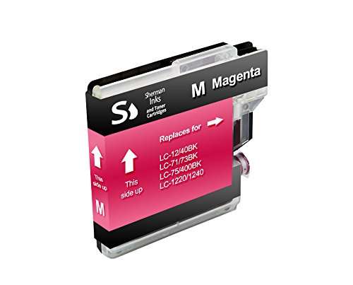 Sherman Inks and Toner Cartridges ® 16 Pack Brother LC71 LC 71/LC75 LC 75 Ink Cartridge 4 Black, 4 Cyan, 4 Magenta, 4 Yellow Multipack Compatible Replacement for Inkjet Printers: DCP-J525W, DCP-J725DW, DCP-J925DW, MFC-J280W, MFC-J425W, MFC-J430W, MFC-J435W, MFC-J5910DW, MFC-J625DW, MFC-J625W, MFC-J6510DW, MFC-J6710DW, MFC-J6910DW, MFC-J825DW, MFC-J835DW, MFC-J5910DW, MFC-J6510DW, MFC-J6710DW, MFC-J6910DW Bundle Set BK C M Y LC-71BK, LC-71C, LC-71M, LC-71Y, LC-75BK, LC-75C, LC-75M, LC-75Y 3