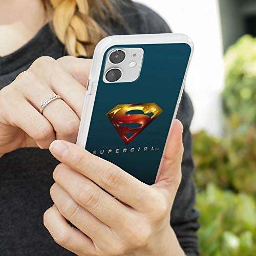 Supergirl TV Series Logo Protective Slim Fit Hybrid Rubber Bumper Case Fits Apple iPhone 8, 8 Plus, X, 11, 11 Pro,11 Pro Max 5