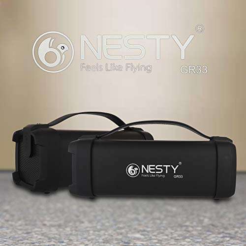 Nesty GR33 10 Watts Bluetooth Portable Speakers (Black and Silver) 6
