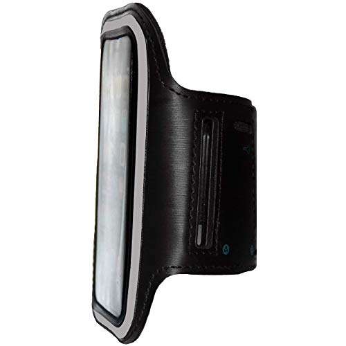 i2 Gear Armband for iPhone 5, 5S, 5C, SE 2016, 4S, 4 & iPod Touch with Adjustable Strap and Key Holder (Black) 4