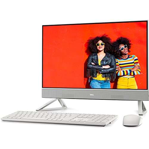 Dell Inspiron 24 5410 23.8" Touchscreen FHD All-in-One Desktop Computer, 12th Gen Intel 10 Cores i5-1235U, 16GB DDR4 RAM, 512GB PCIe SSD, WiFi 6, Bluetooth 5.2, pop-up Webcam, White, Windows 11 3