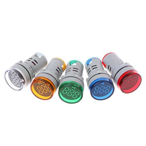 Youngy AC 60-500V 22mm Digital Voltmeter Voltage Gauge Monitor Indicator Signal Lights - Green 5