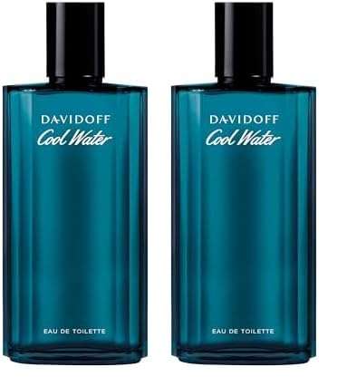 Davidoff Cool Water For Men, Eau De Toilette Spray, Fresh Scent, 125ml (Pack of 2) 1