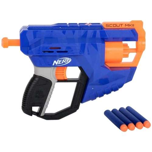 Nerf N-Strike Elite Scout MKII Blaster, For Kids Ages 8 and Up (Multicolour) 2