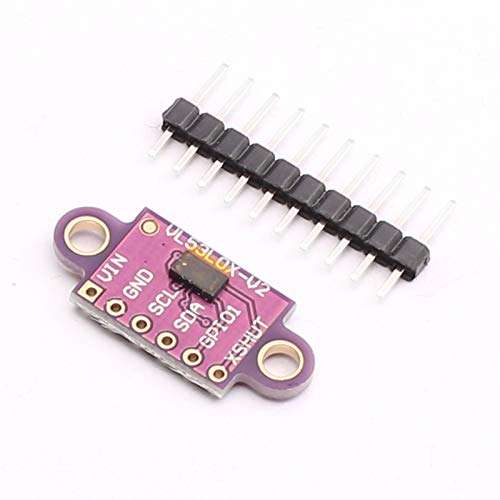 DEVMO GY-VL53L0XV2 L53L0X TOF Time-of-Flight Distance Sensor 940nm Laser Ranging Distance Module I2C IIC Compatible with Arduin 1