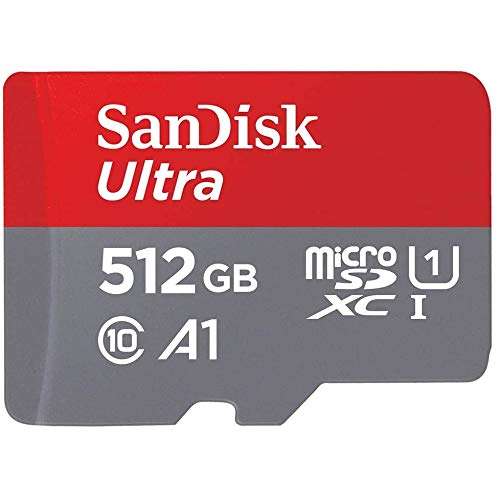 SanDisk Ultra 512GB Micro SD Card for Motorola Phone Works with Moto G Power (2021), One 5G Ace, Moto G Play (SDSQUA4-512G-GN6MN) Bundle with (1) Everything But Stromboli MicroSDXC Memory Card Reader 2