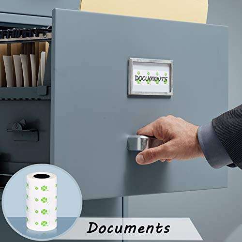 6 Pieces Self-Adhesive Thermal Paper Multi-colored Printable Paper Roll Printable Sticker Paper Mini Direct Thermal Label with Heart and Shamrock Pattern for Portable Pocket Mobile Printer, 57 x 30 mm 5