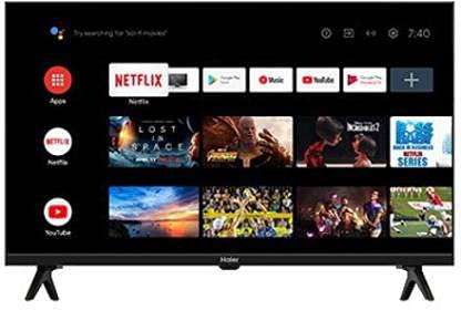 Haier Bezel Less Google Android TV - Smart AI Plus 80 cm (32 inch) HD Ready LED Smart Android TV (LE-32K-6200GA), Black 2