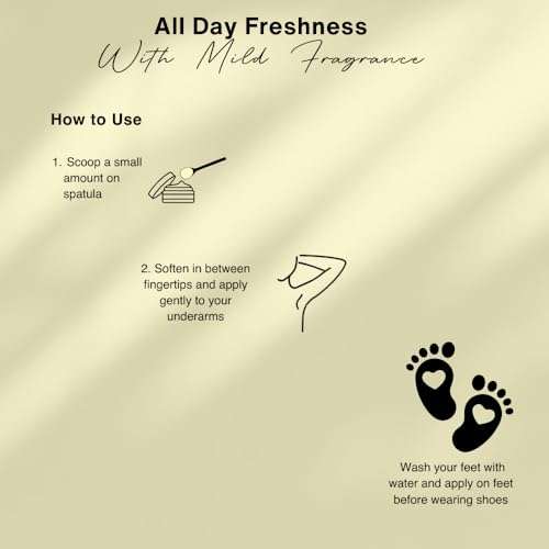 Parama Naturals Natural Deo Butter 31g |aluminium free deodorant| for sensitive skin| all day long odor protection| for women and men| 6