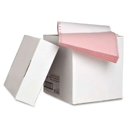 Sparco Dot Matrix Print Continuous Paper, Assorted Color 9 1/2 x 11 in.
