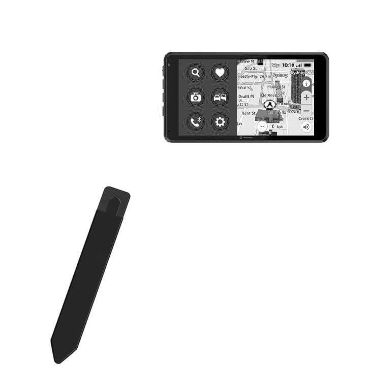 BoxWave Stylus Pouch Compatible with Navman MiCam GPS - Stylus PortaPouch, Stylus Holder Carrier Portable Self-Adhesive - Jet Black 1