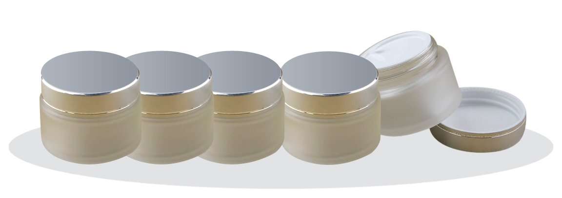 Acrylic Cosmetics Containers Pack of 5,DIY Cosmetics,Skin Care,Gifting,Re Usable,Travel Friendly 1