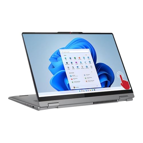 Lenovo IdeaPad 5 2-in-1 Laptop, 16" WUXGA IPS Touchscreen, AMD Ryzen 7 8845HS 8-Core, Radeon 780M Graphics, 16GB LPDDR5 2TB SSD, Backlit KB Fingerprint Stylus Pen Wi-Fi 6, Win10 Home, COU 32GB USB