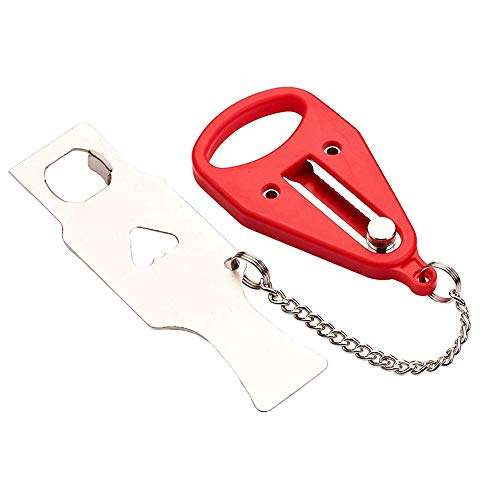 Portable Door Safety Latch Lock Metal Home Room Hotel Anti Theft Security Lock Travel Accommodation Door Stopper Hardware Lock 1