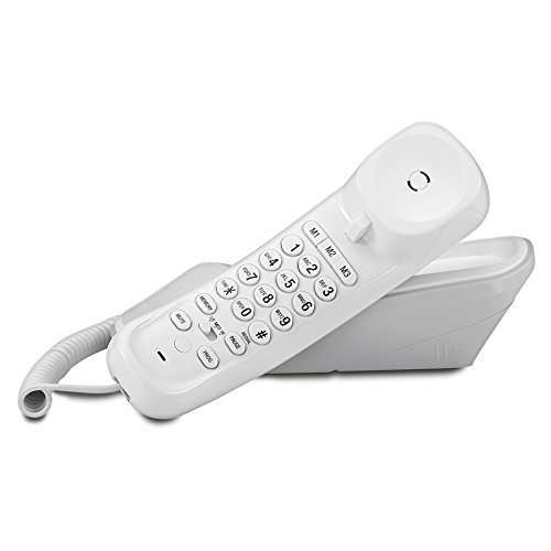 AT&T TR1909 Trimline Corded Phone with Caller ID, White 2