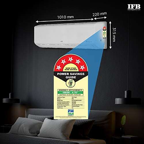 IFB 1.5 Ton 5 Star Twin Inverter Split Fastcool Silver Series AC (Copper, PM 0.3 Filter, IACI18SA5G3C, 2021 Model, Ivory Matte) 3