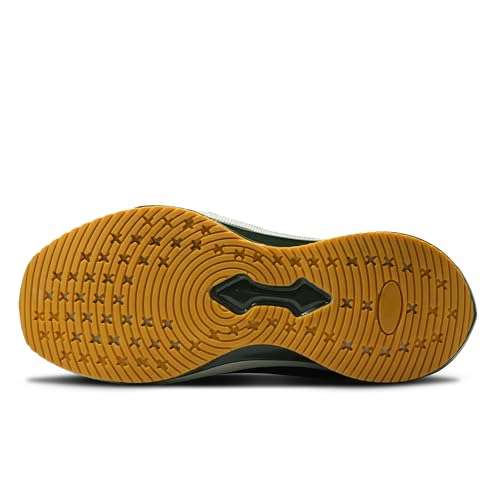 ASIAN Men POWERPLAY-01 Running and Casual wear Walking Shoes with Laces Olive Black,UK 10 5