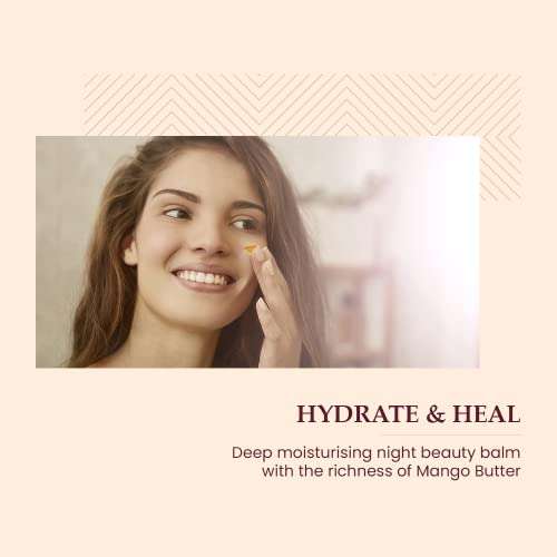 Mother Sparsh Turmeric Healing Night Beauty Balm for Dark Spots, Hyper Pigmentation & Radiant Complexion | Nourishing Night Cream With Moringa & Mango Butter - 40gm 5